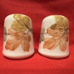 Franciscan October Leaves Salt And Pepper Shakers