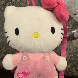 hello kitty plush backpack