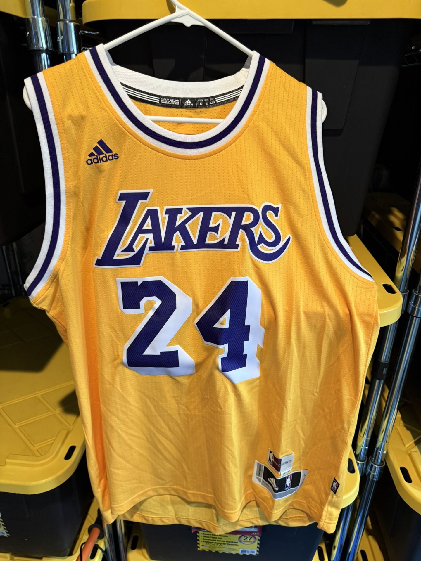 Adidas Kobe Bryant Lakers Jersey Swingman Large