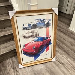 Porsche 911 Premium Framed Wall Art 