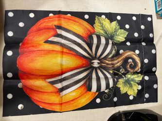 Size large Fall Pumpkin Decorative Garden Flag