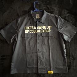 Size Large Blue Button Up