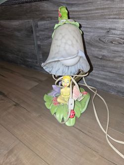 VINTAGE TINKERBELL LAMP WITH ON OFF SWITCH