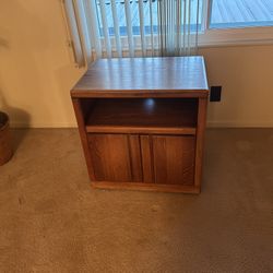 FREE   3 Oak Tv Stands.  
