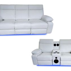 Brand Power New Reclining Sofa and Loveseat / Sofa y Loveseat Reclinables Nuevos a Estrenar … Fast 🚚