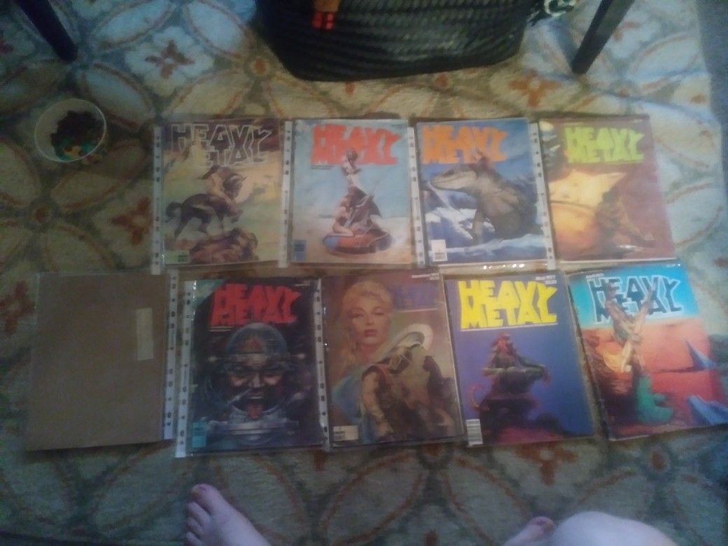 9 older heavey metal