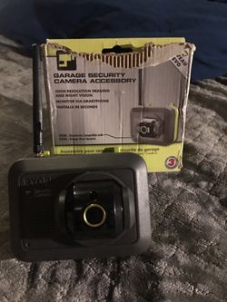 Ryobi garage security camera accessory with motion sensor