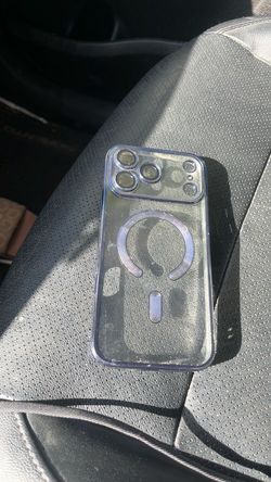 iPhone 17 pro max magnetic blue clear case