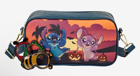 Loungefly Disney Lilo & Stitch Angel & Stitch Halloween Costumes Crossbody Bag