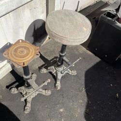 Vintage 1920s barstools