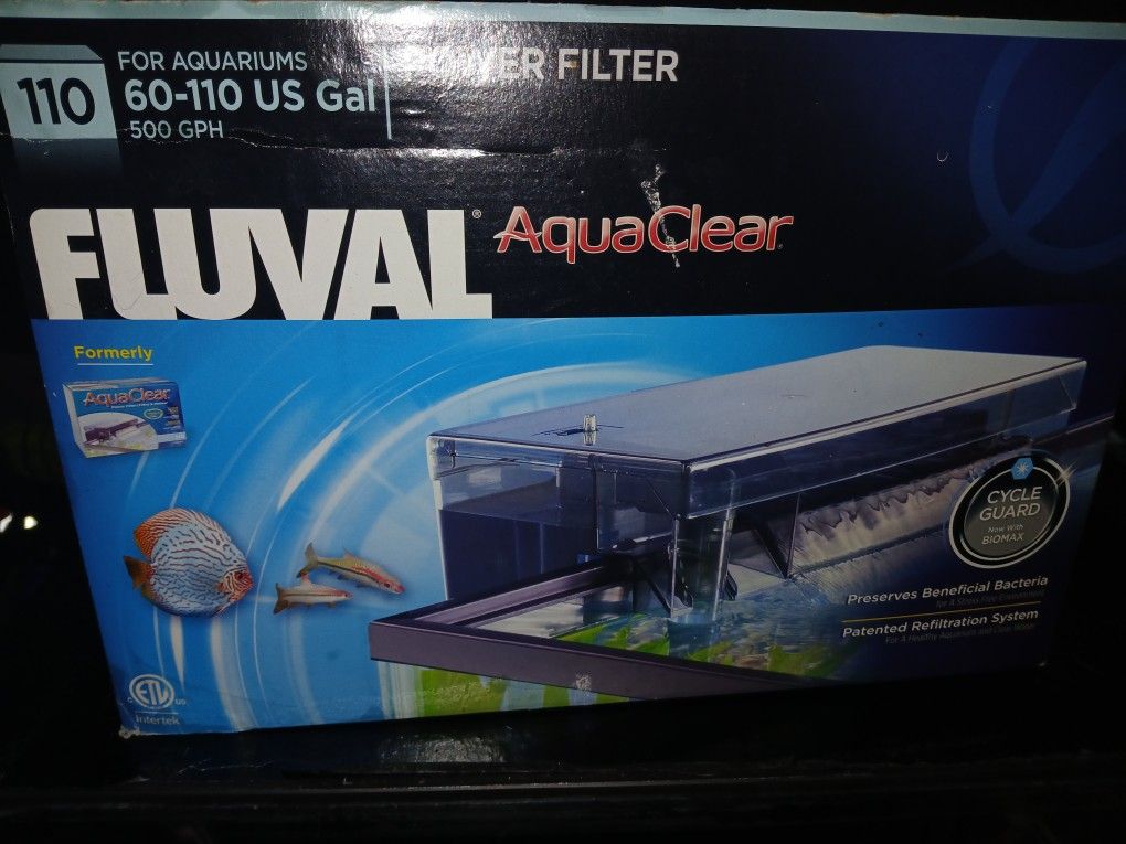 Aqua Clear 110 Filter Hang On The Back New