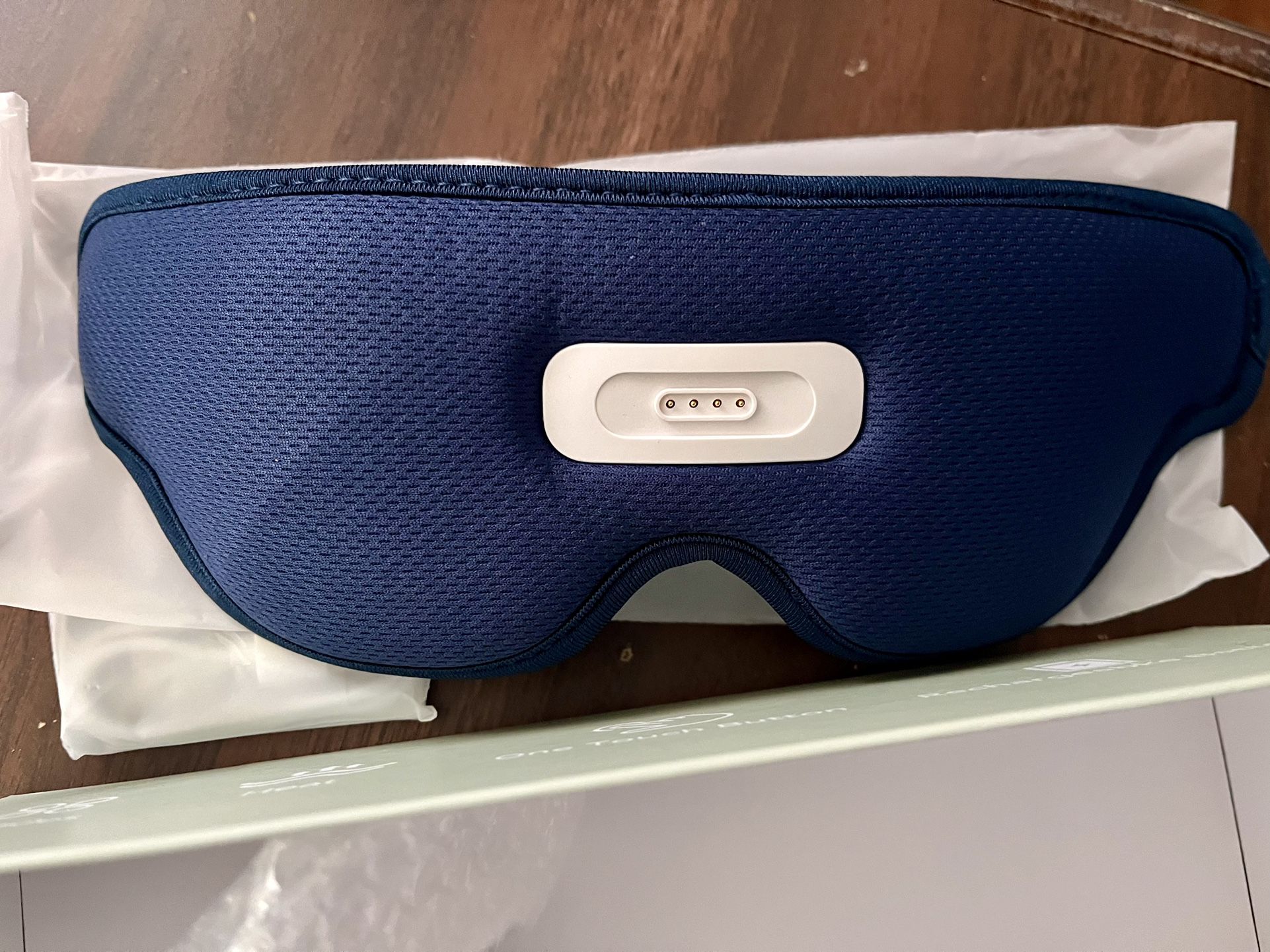 Eye Massager with Heat, Smart Vibration Massager for Migraines Relief,