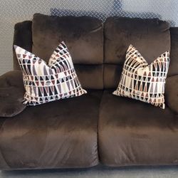New Brown Recliner Sofa