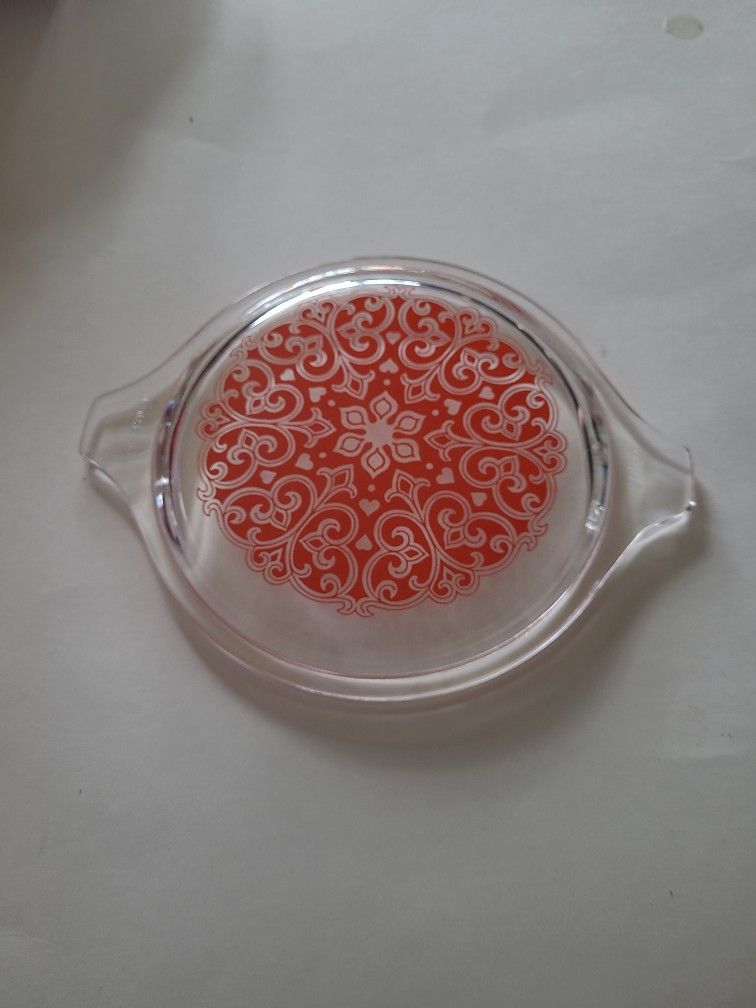 Pyrex 1969 Vintage Rare Celtic Floral Lid