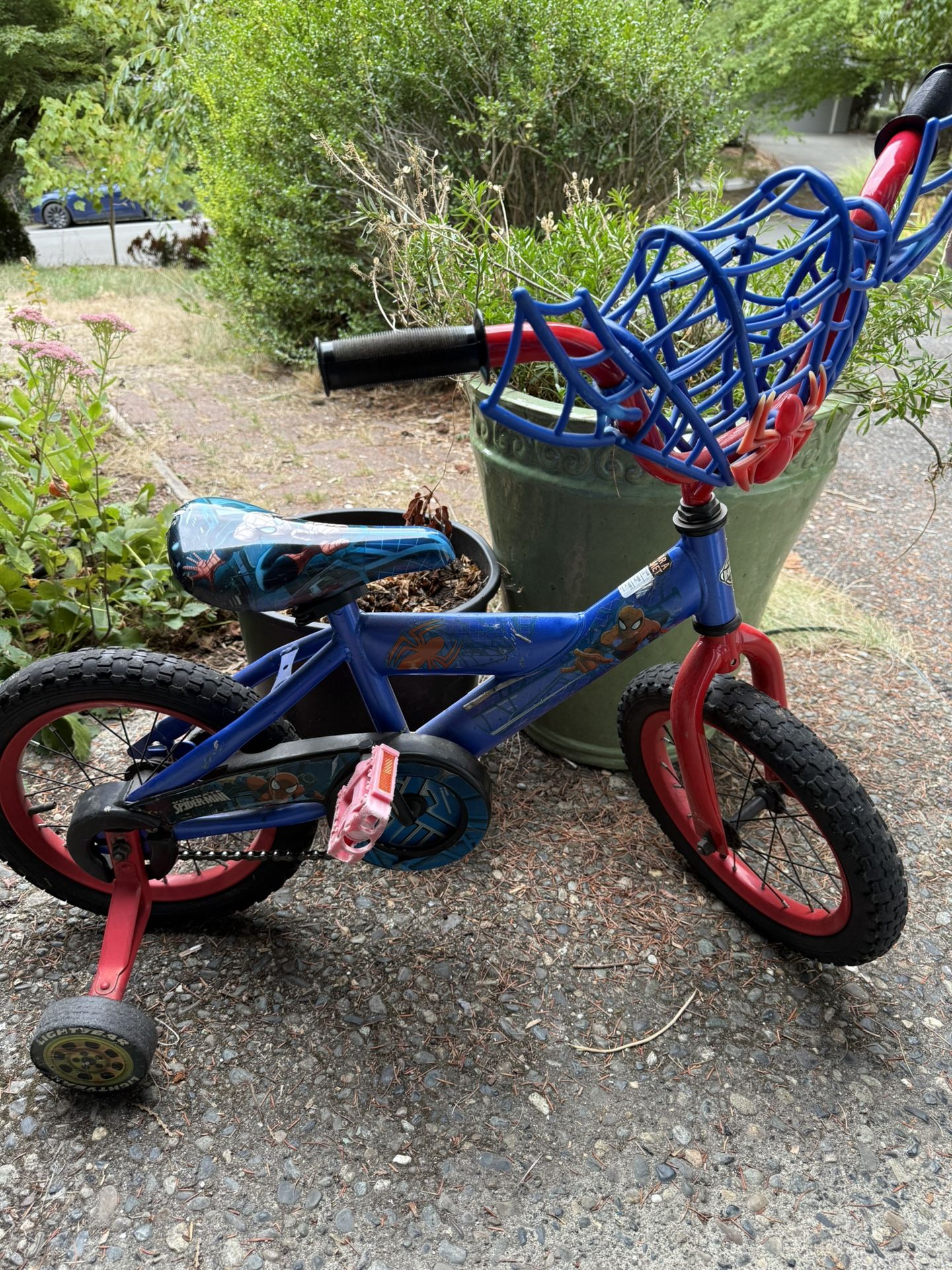 14” Huffy Spiderman Bike