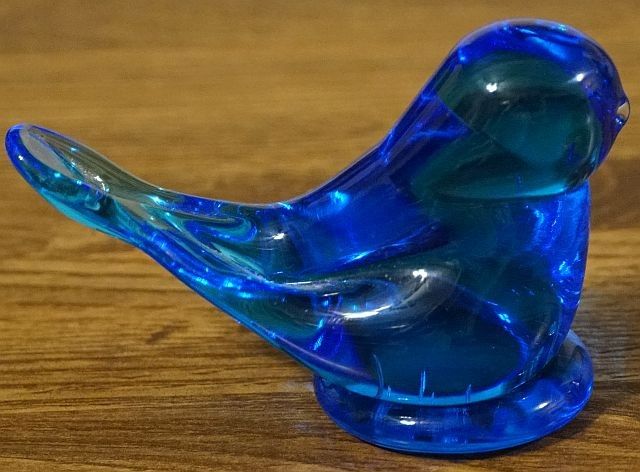 Glass Blue Bird