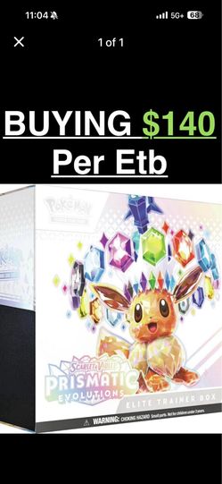 BUYING prismatic etb’s
