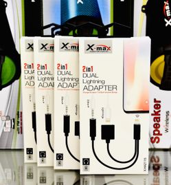 2 in 1 Dual Lightning Adapter For iPhone