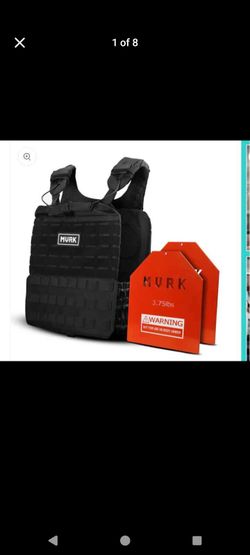 10LB MVRK TACTICAL WEIGHT VEST WITH PLATES $100 LAST 1