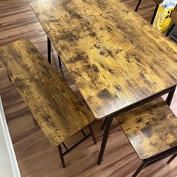 Brown Kitchen Table 