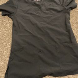 Small Womens Black Scrub Too