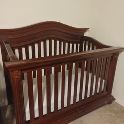 Crib- Baby Cache Cherry Wood