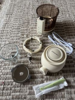 Auto Baby Food Maker, Glass Baby Food Mills, Baby Blender & Steamer and Puree Maker with Auto Cooking, Easy Cleaning, Dishwasher Safe, Cook at Home, T