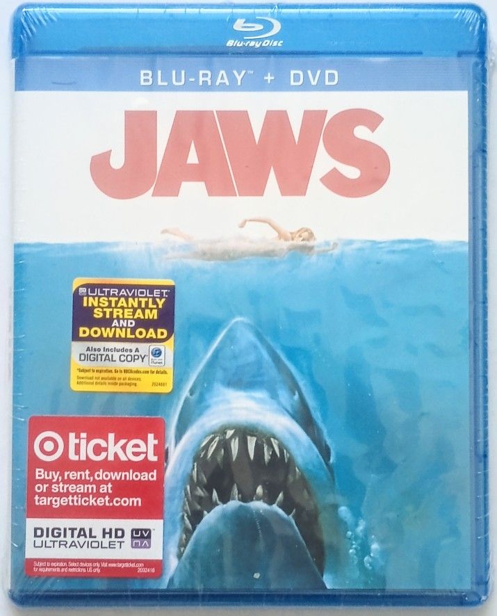 JAWS - Brand-New Blu-Ray + DVD