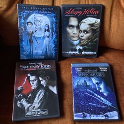 Tim Burton Johnny Drop DVD Lot Not Separating (read The Description)