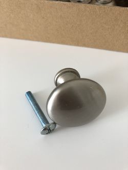 Cabinet Knobs 30mm Nickel Colored Almost New