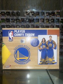 NBA Official Player Comfy Throw Golden State Warriors  New