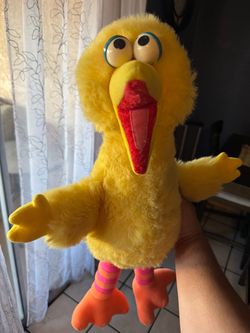 1896Sesame Street Big Bird Pull String Plush