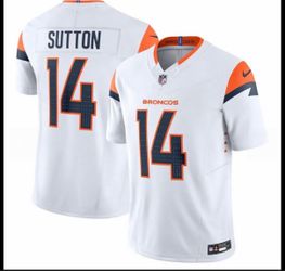 Broncos Sutton Jerseys Small Thur 3xxx