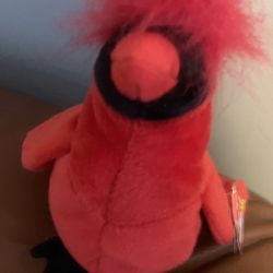 Ty Beanie Babies TY Beanie Baby Mac The Red Bird Rare With Tag
