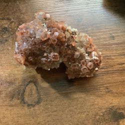 Red Aragonite Crystal Specimen 