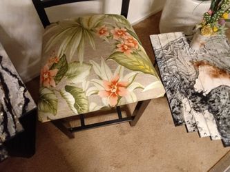 Two chairs with Center table and side table