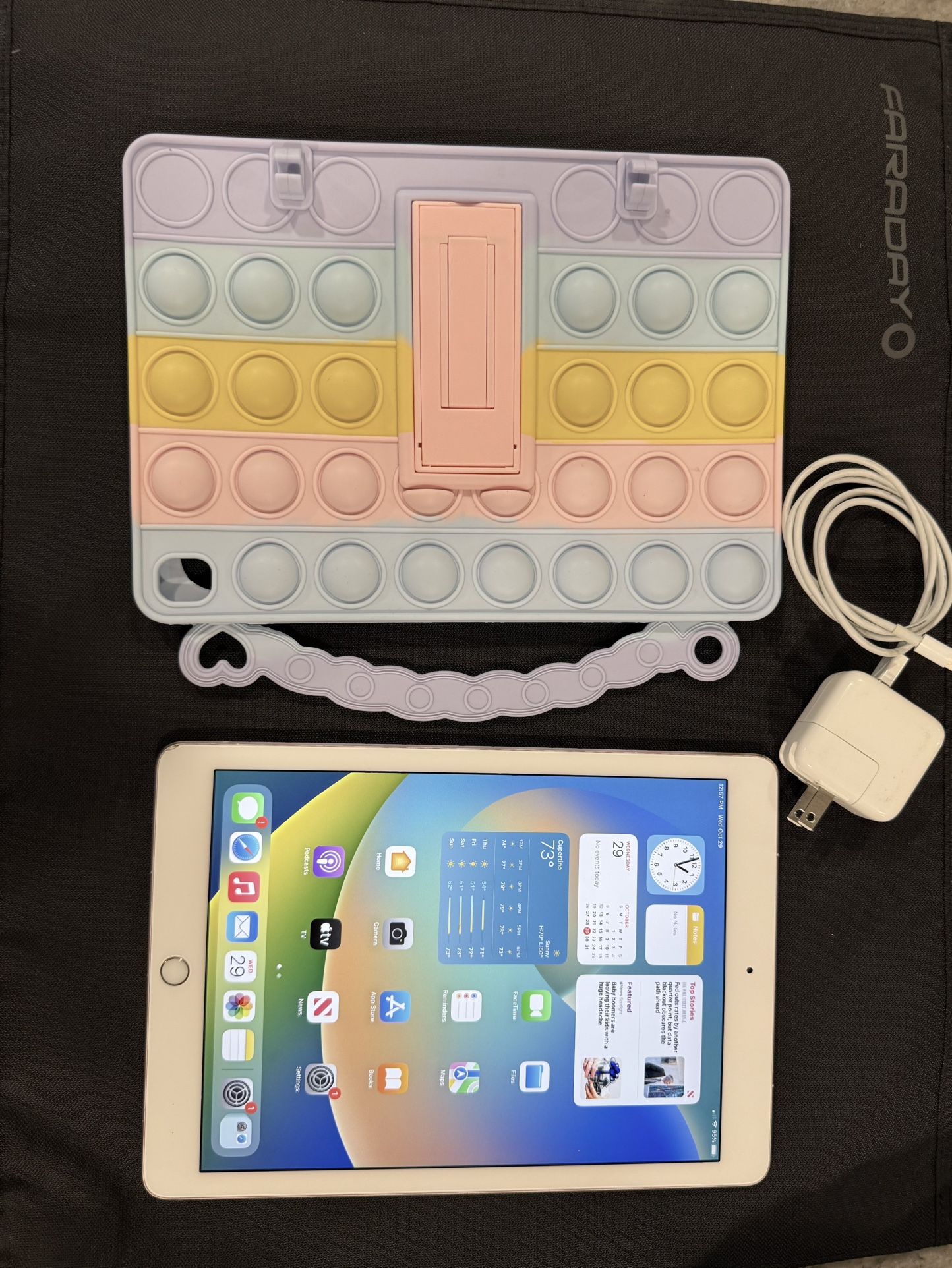 iPad Pro 9.7”  (WiFi + Cellular) / 256GB W/ Bubble Case