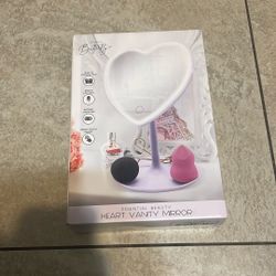 Purple Heart Vanity Mirror 