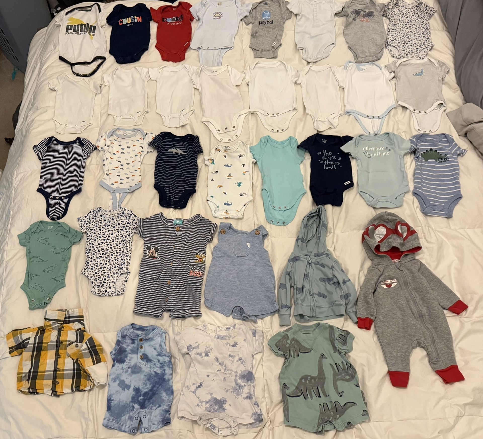 Baby Boy Newborn Clothes Lot