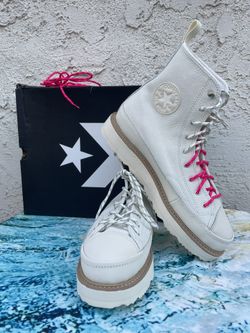 Converse Chuck Taylor All Star Egret Crafted Fleece Lined Boots Size 9 MenOr 10.5Women