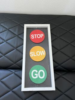 Stop,Slow,Go Sign