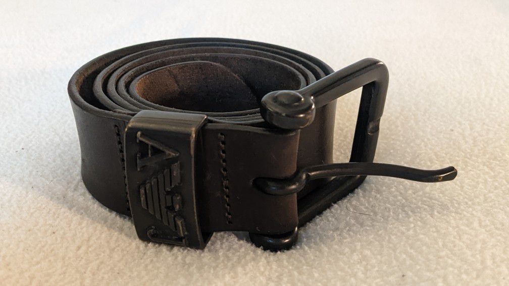 ARMANI JEANS LEATHER BELT 40"/100CM for Sale in New NY - OfferUp