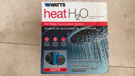Watts Hot Water Recirculation System, heat H2O, 24 Hr Programmable Timer, New!!! Never Been Installed Retail: $299+Tax!!! Local Pickup in Irvine/Tusti
