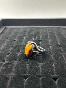 Men's Tiger's Eye Claw Ring