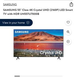 SAMSUNG TV 4K 55 "