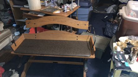 Collectible Wood Bench 