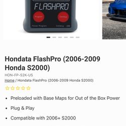 Hondata Flashpro 06-09 Honda S2000