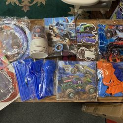 Monster Trucks Birthday Party Supplies 