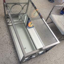 Coffee Table. Glass And Metal