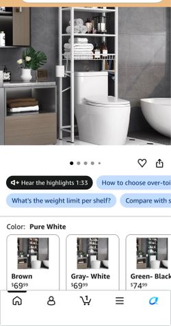 Toilet storage